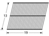 porcelain steel wire cooking grid 54501