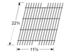 porcelain steel wire cooking grid 54901
