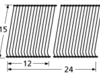 porcelain steel wire cooking grid