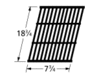 gloss cast iron cooking grid