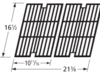 matte cast iron cooking grid