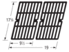 gloss cast iron cooking grid