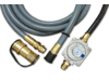 nexgrill natural gas hose and regulator - 1/2 inch 10ft hose
