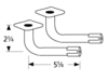 L-shaped venturi pair