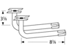 L-shaped venturi pair