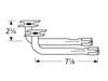 L-shaped venturi pair