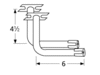 L-shaped venturi pair