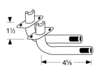 L-shaped venturi pair