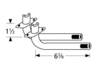 L-shaped venturi pair