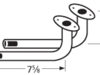L-shaped venturi pair