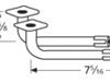 L-shaped venturi pair