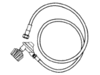 LP hose with QCC-I type one regulator