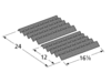 porcelain steel heat plate porcelain steel heat plate