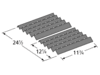 porcelain steel heat plate porcelain steel heat plate