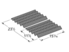 porcelain steel heat plate porcelain steel heat plate