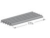 5- pc porcelain steel heat angle set