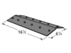 porcelain steel heat plate