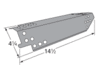 porcelain steel heat plate porcelain steel heat plate