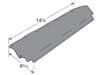porcelain steel heat plate porcelain steel heat plate