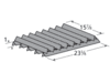 13-pc porcelain steel heat angle set