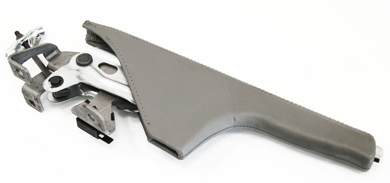 E Emergency Hand Parking Brake Handle Gray Leather 0205 VW Jetta Golf