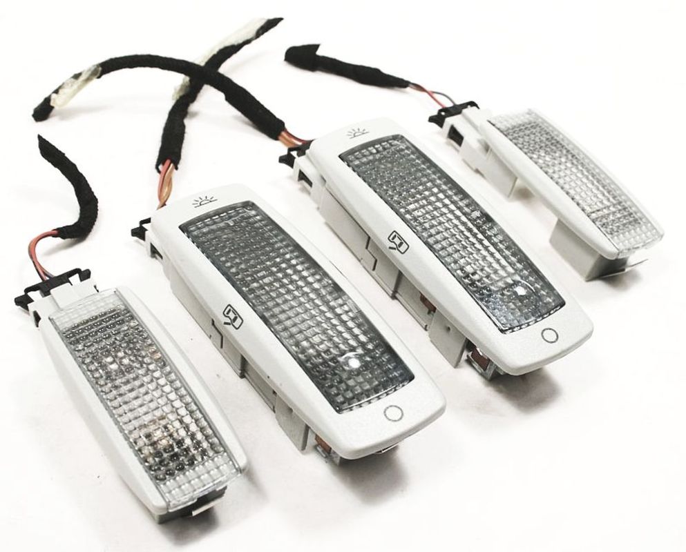 Interior Dome Map Lights Set Custom Hot Street Rod Airplane Light Gray CarParts4Sale, Inc.