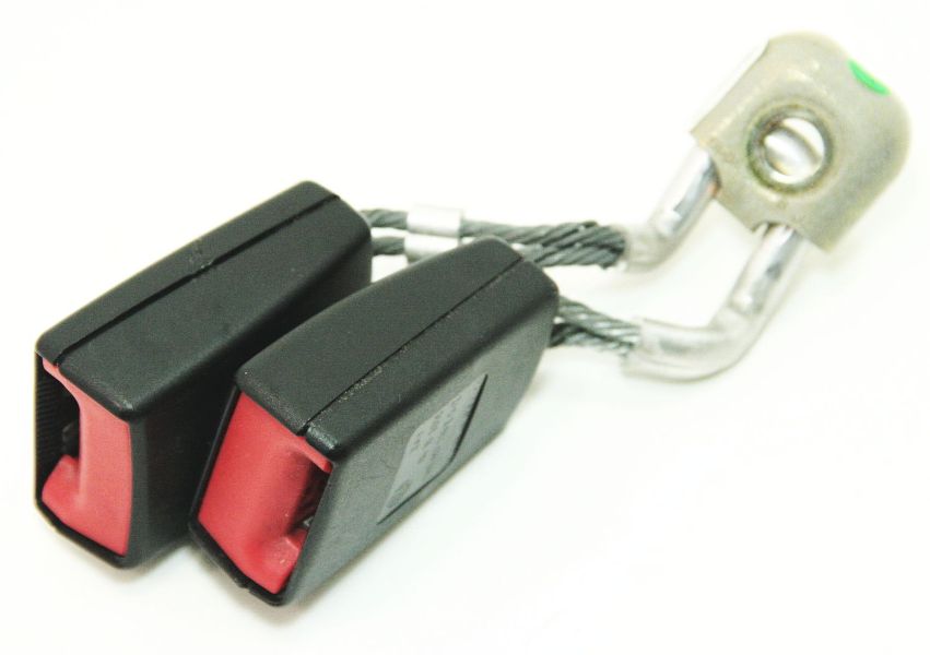 LH Rear Seat Belt Receiver 0510 VW Jetta Rabbit GTI Mk5 Genuine 1K0