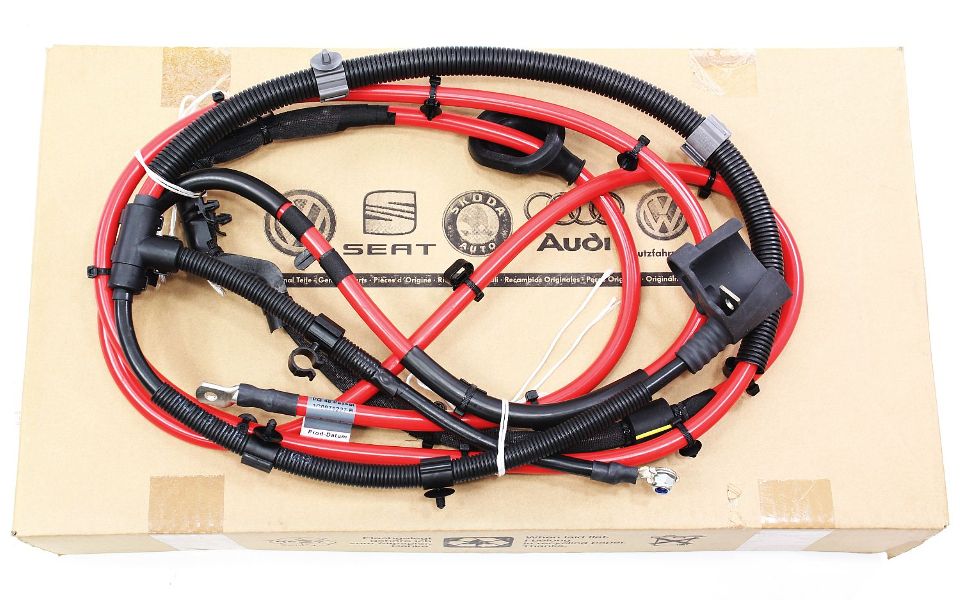New Trunk Battery Cable Wiring Harness 0912 VW Passat CC 3.6 B6 3C0