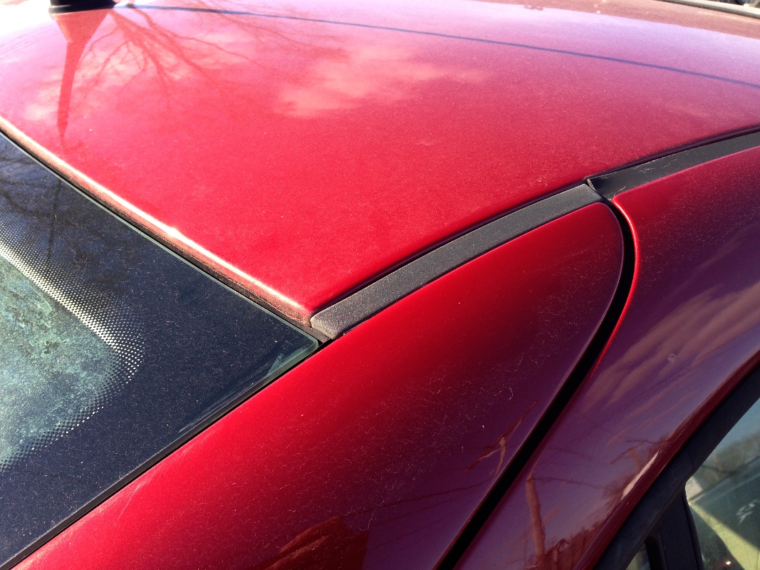 RH Rear Small Roof Molding Seam Channel Trim 9905 VW Jetta Sedan Mk4