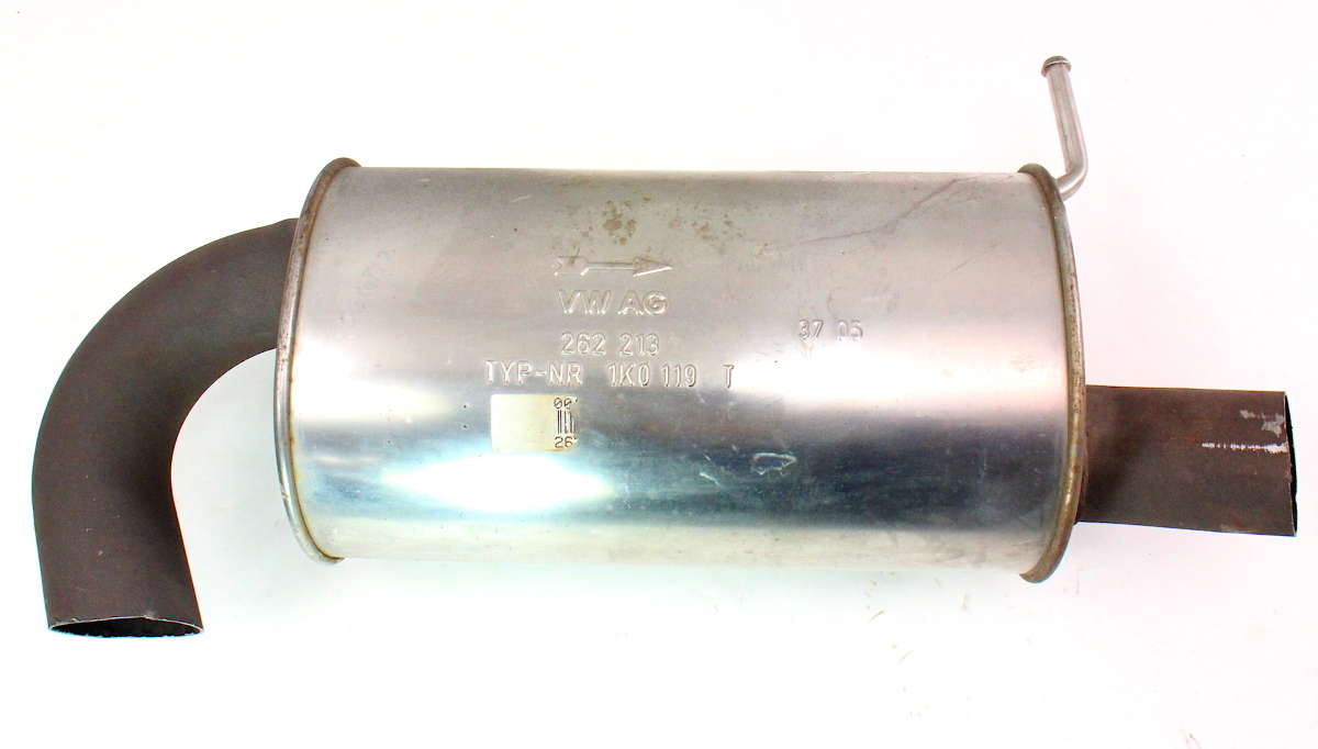 Exhaust Pipe Mid Muffler Resonator 0609 VW GTI Rabbit Mk5 2.0T