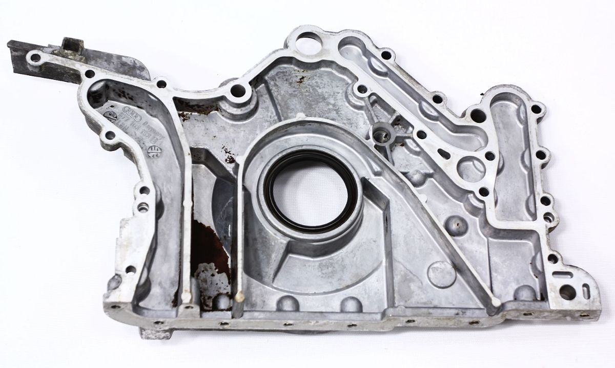 Main Crankshaft Seal Plate Audi A8 S8 D2 A6 S6 RS6 C5 Crank 077 103 153 H CarParts4Sale, Inc.