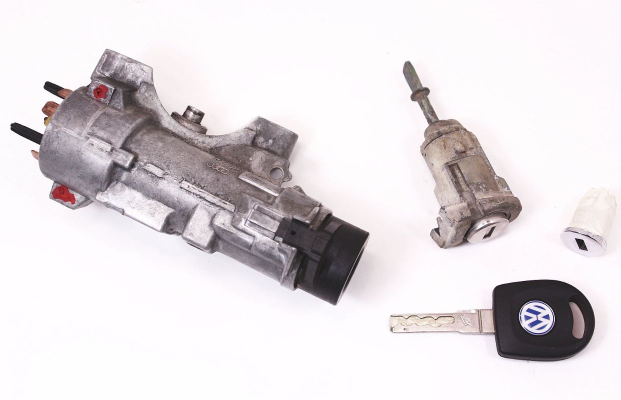 Ignition Lock & Key Set VW Jetta Golf GTI MK4 Genuine OE 4B0 905
