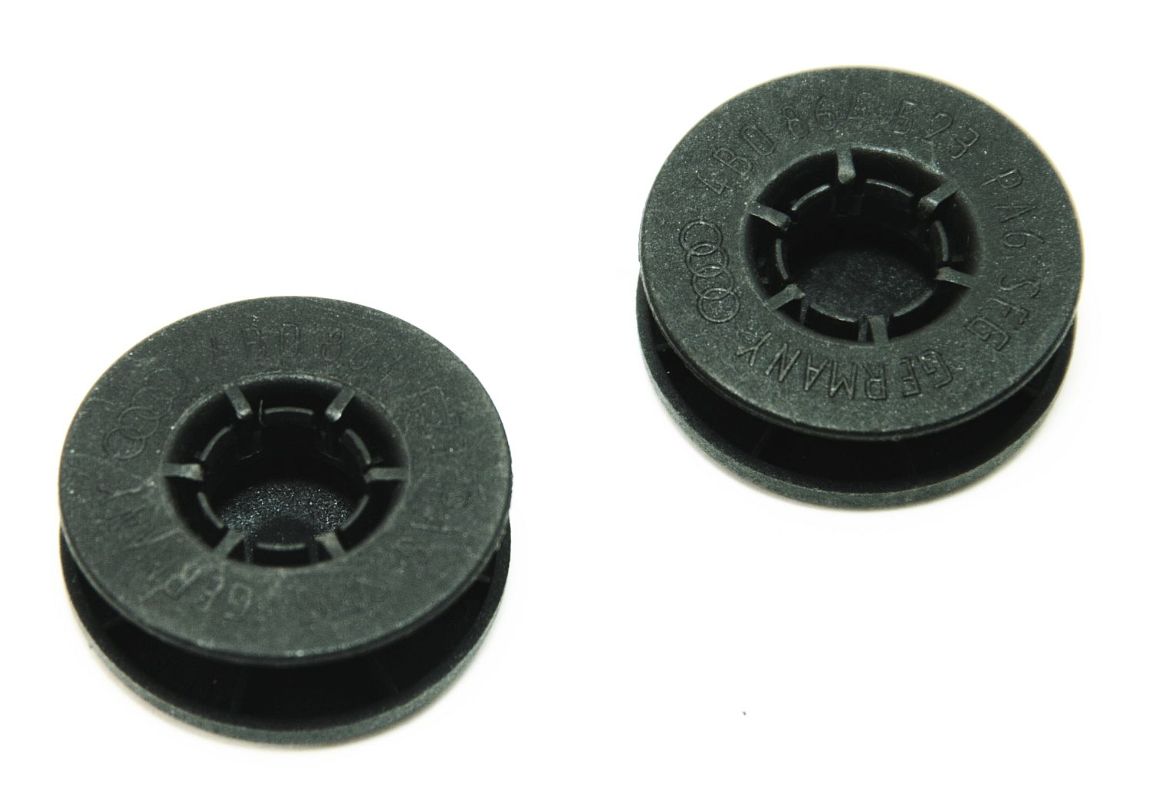 Black Floor Mat Retaining Clips Audi TT MK1 Genuine OE 4B0 864 521