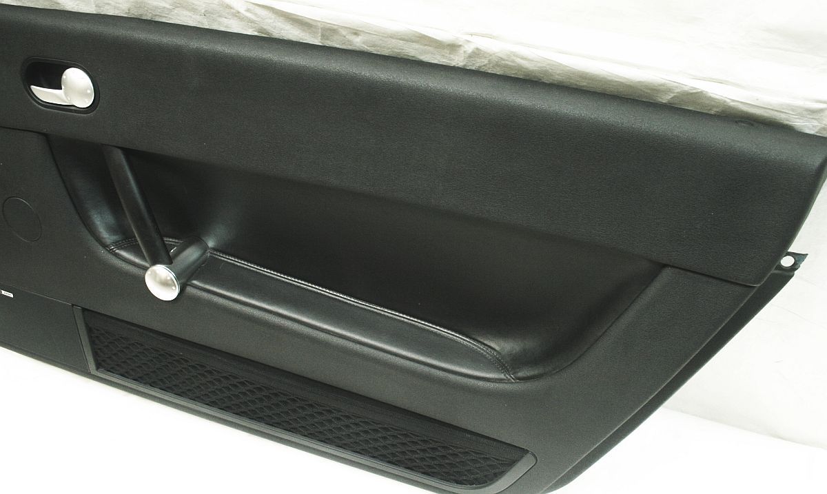 Passenger Front Black Leather Door Panel Audi TT MK1 Roadster Genuine OE