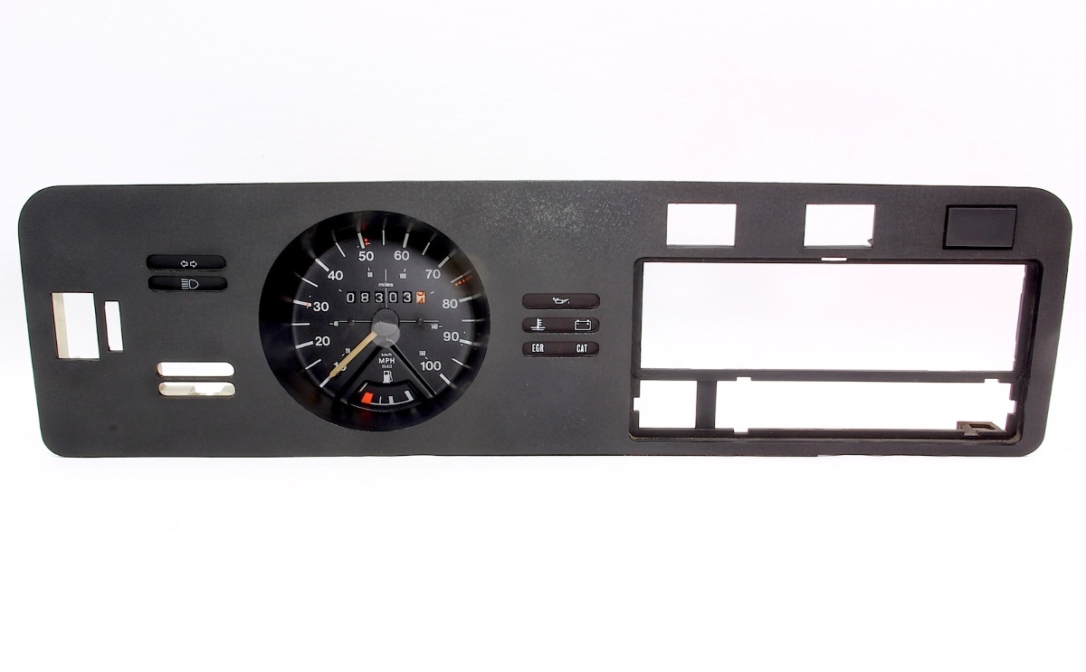 Early Dash Gauge Cluster Speedometer Trim Panel 7580 VW Rabbit MK1