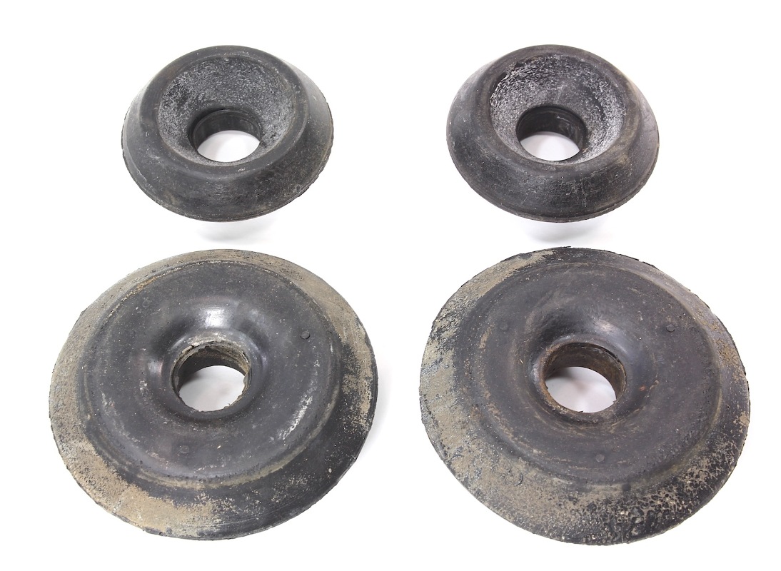 Rear Strut Shock Mount Bushings Set 7580 VW Jetta Rabbit Scirocco MK1