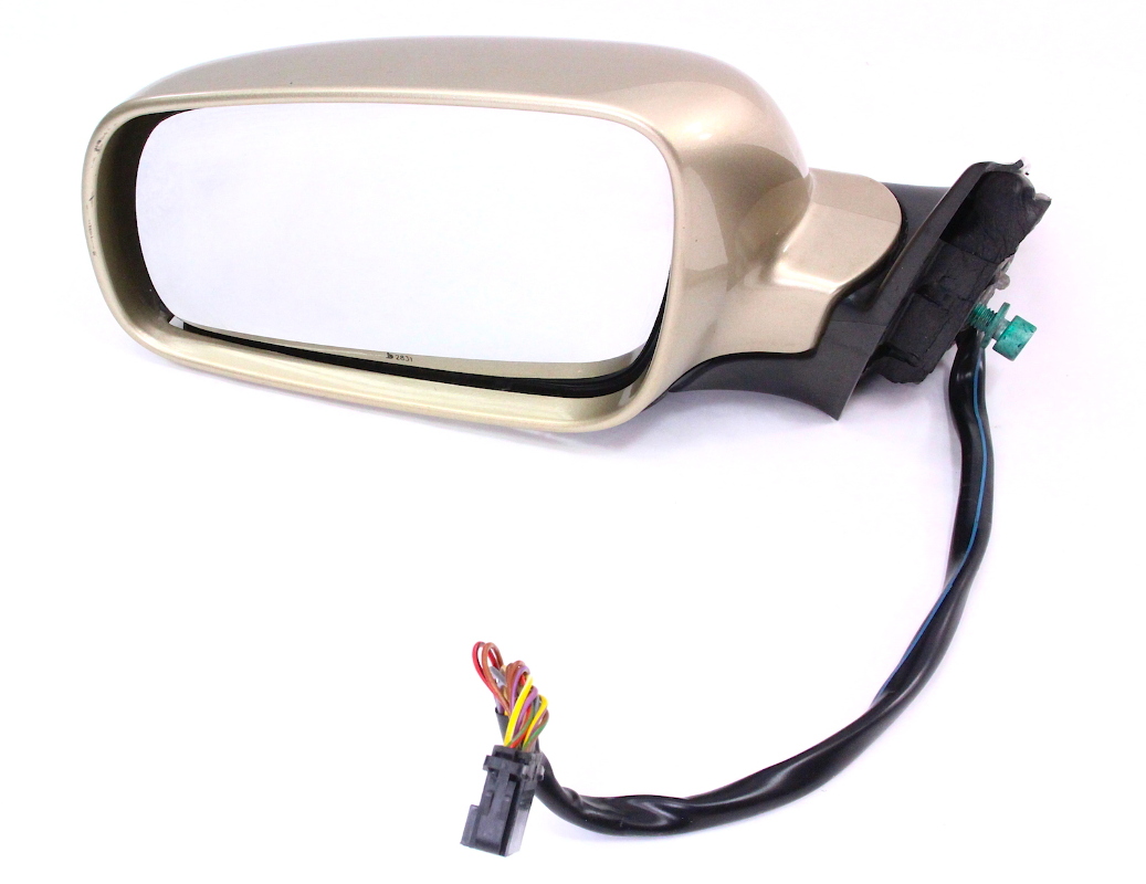LH Exterior Side View Mirror 9904 VW Passat B5 LA1W Beige Genuine