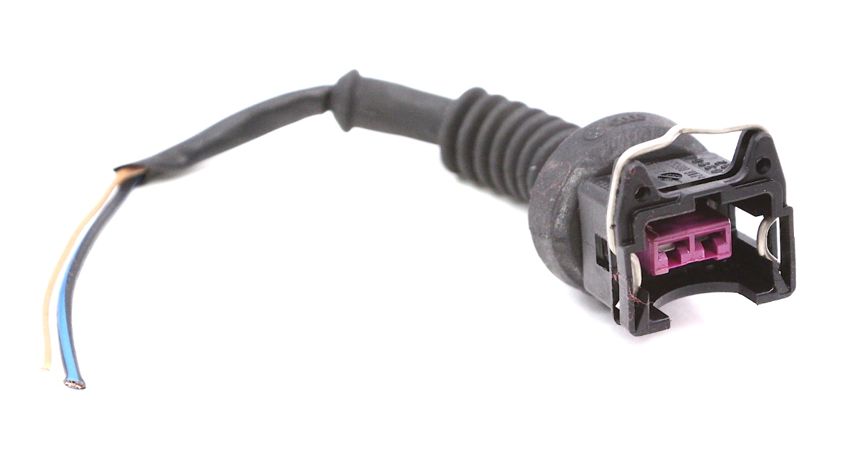 Fuel Injector Pigtail Wiring Plug AHA ATQ 2.8 V6 - Audi A4 ... audi fuel gauge wiring 