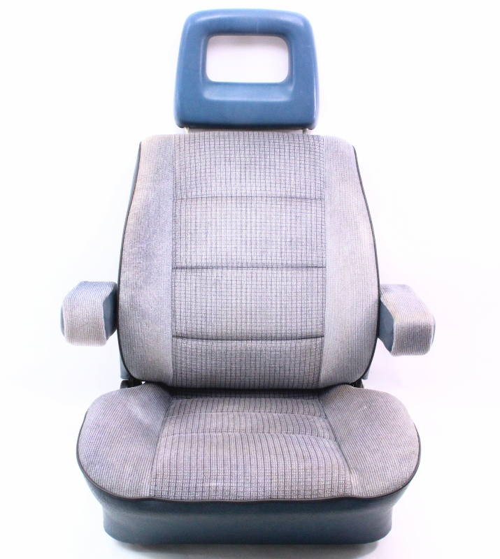 LH Front Blue Bucket Seat Captains Chair VW Vanagon Transporter T3 80