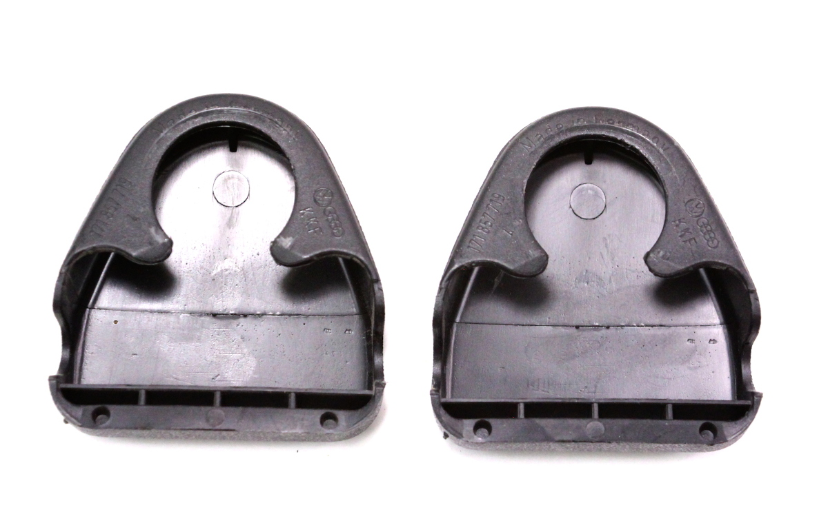 Upper Seat Belt Bolt Cover Caps VW Jetta Rabbit GTI MK1 Black 171