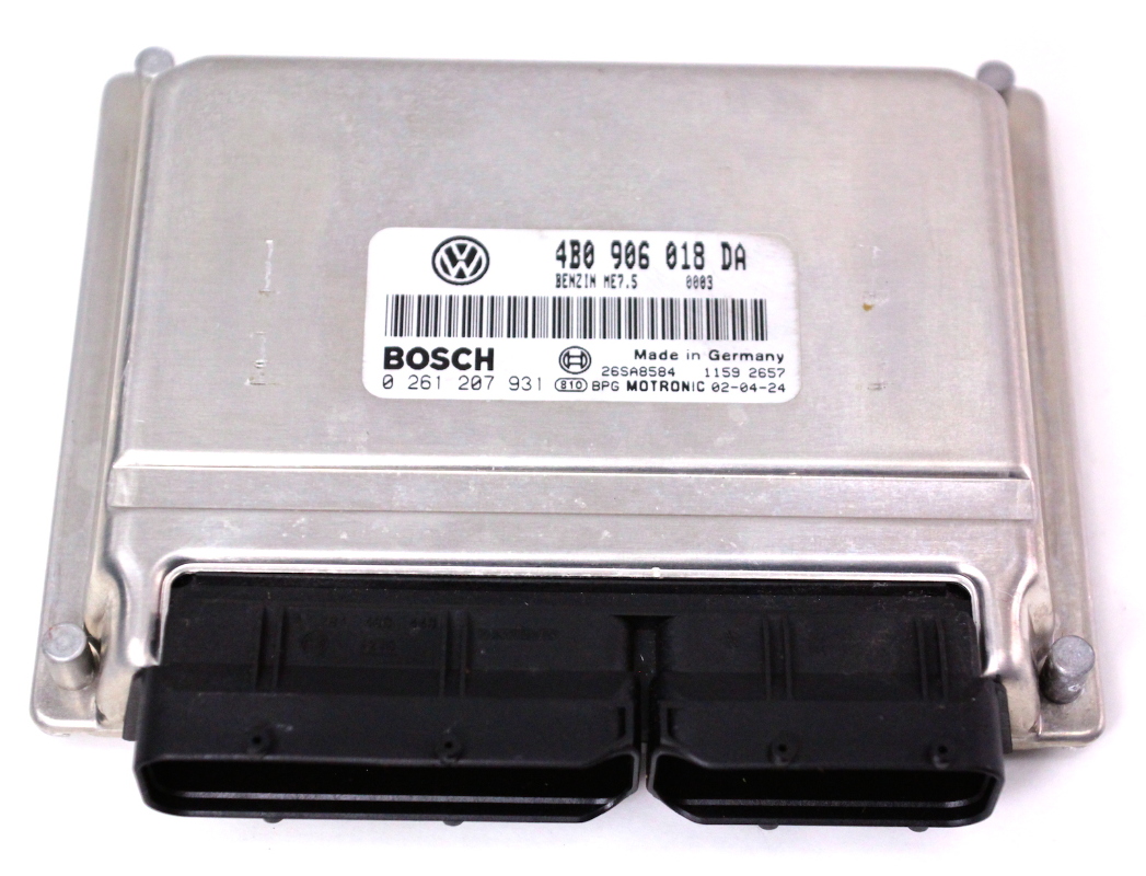 ECU ECM Engine Computer 2003 VW Passat B5.5 1.8T AWM 4B0 906 018 DA