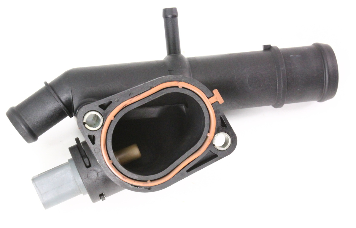 Coolant Flange Housing & Sensor 0913 VW Jetta MK5 TDI CBEA CJAA 03L