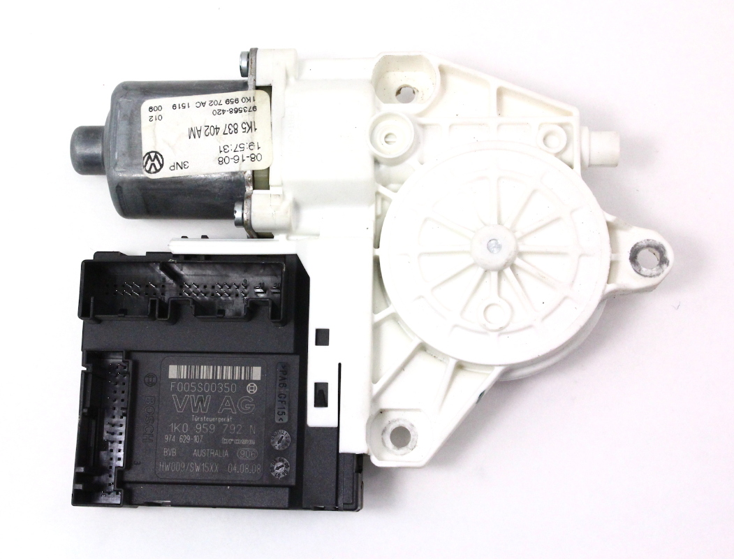 RH Front Power Window Motor & Module 0910 VW Jetta MK5 1K0 959 792 N