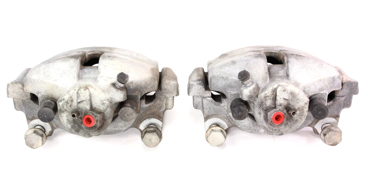Front Brake Caliper & Carrier Set 0609 VW Jetta MK5 Genuine
