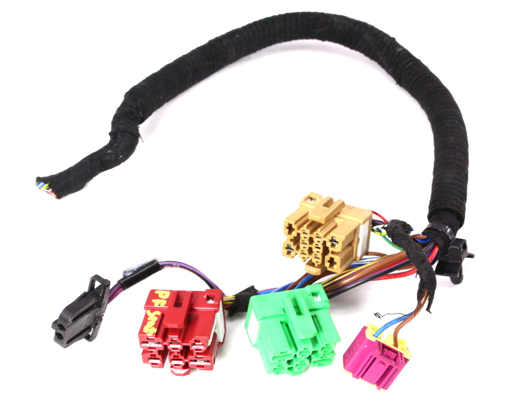 RH Under Seat Wiring Plugs Pigtail 0204 Audi A6 C5 Heated Seats Belt