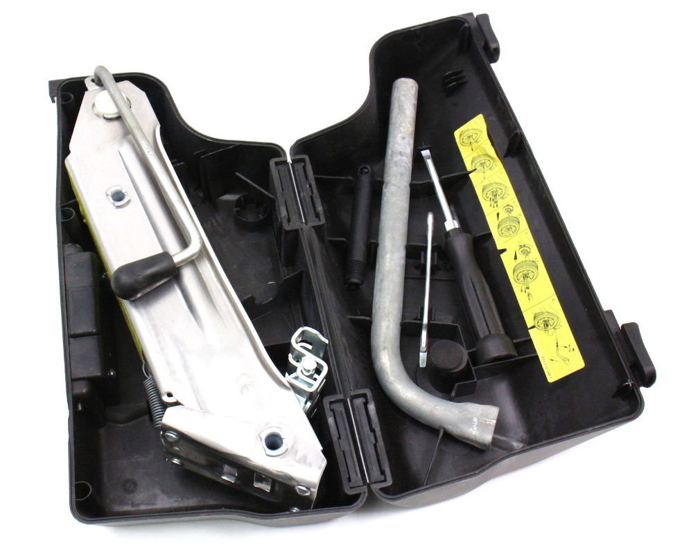 Trunk Tool Kit 0105 Audi Allroad Jack Lug Wrench Tools Case