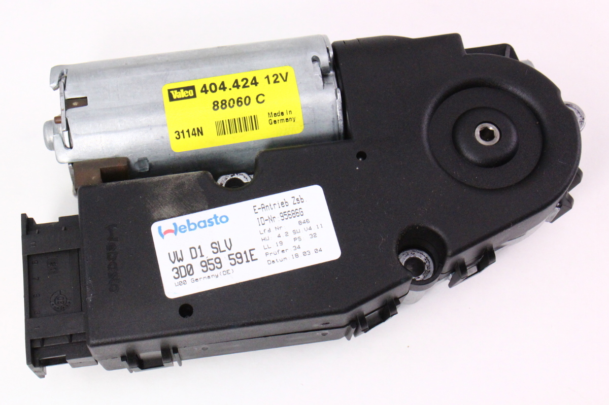 asto Valeo Sunroof Sunshade Motor 0406 VW Phaeton 3D0 959 591 E