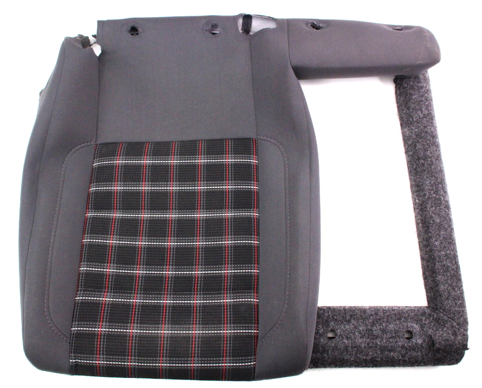 RH Rear Back Seat Sport Plaid Back Rest Cover 0510 VW Jetta GLI GTI