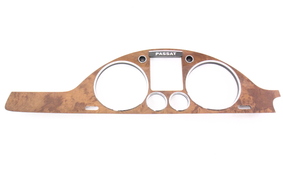 Dash Gauge Cluster Trim Surround 0610 VW Passat B6 Wood 3C1 858