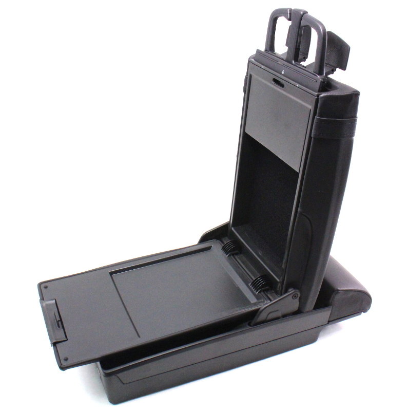 Rear Seat Arm Rest Ski Pass Cup Holder Armrest 0610 VW Passat B6 Black